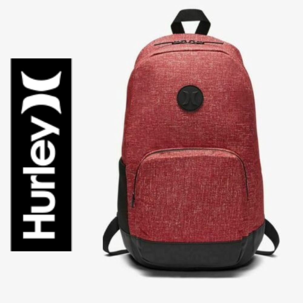 HURLEY Blockade Heathered Backpack - Gym Red